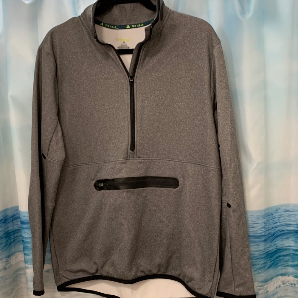 Tek Gear women’s Charcoal Zip-Up Sweater